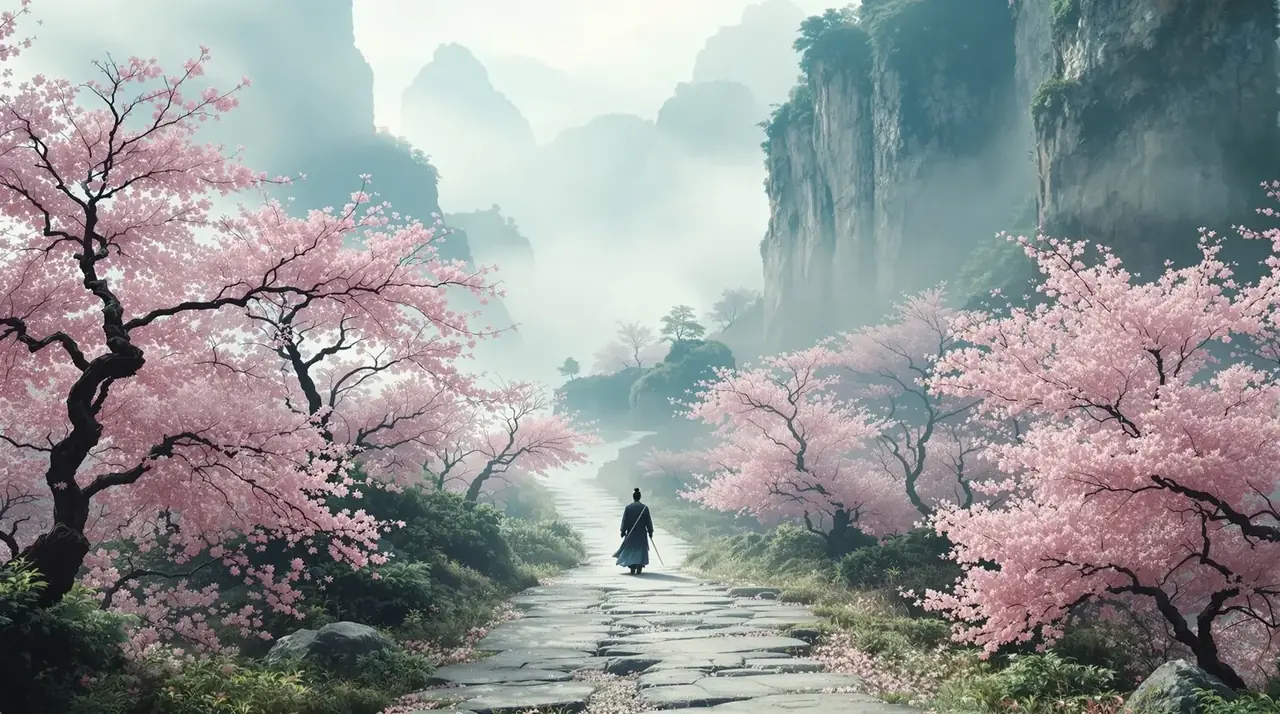 剑影桃花剧情背景图