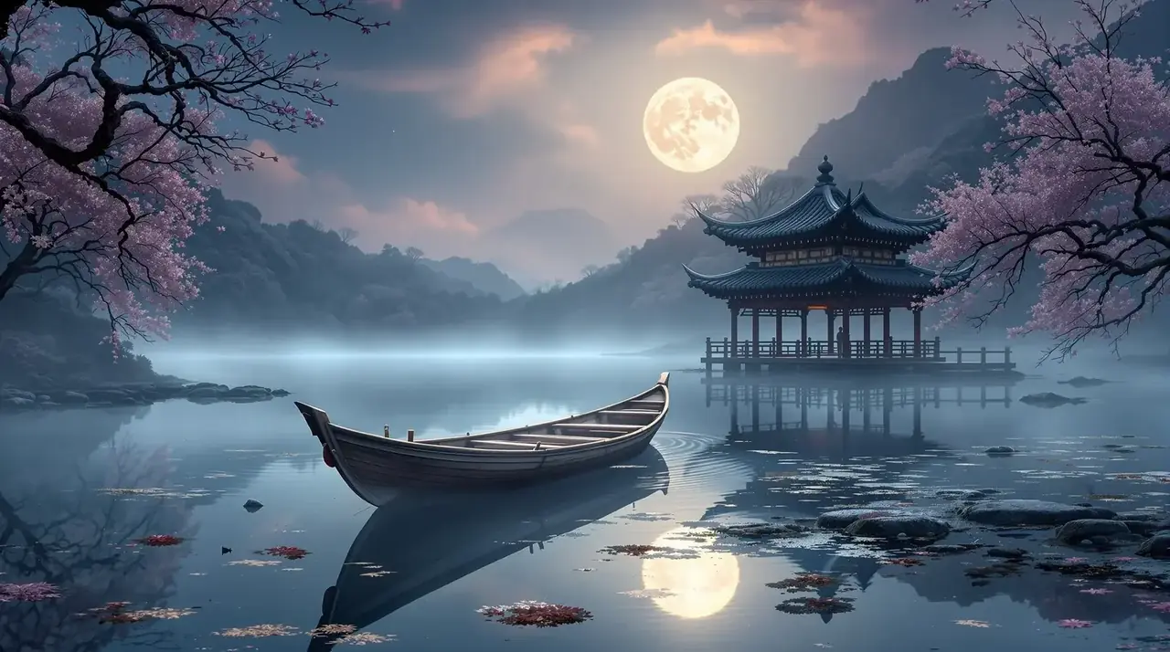 月落乌啼剧情背景图