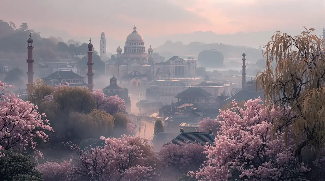 半城烟雨剧情背景图